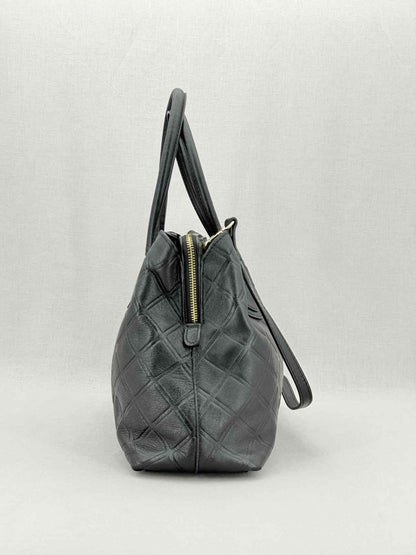 Pre - loved BALDININI Black Top Handle at Reems Closet