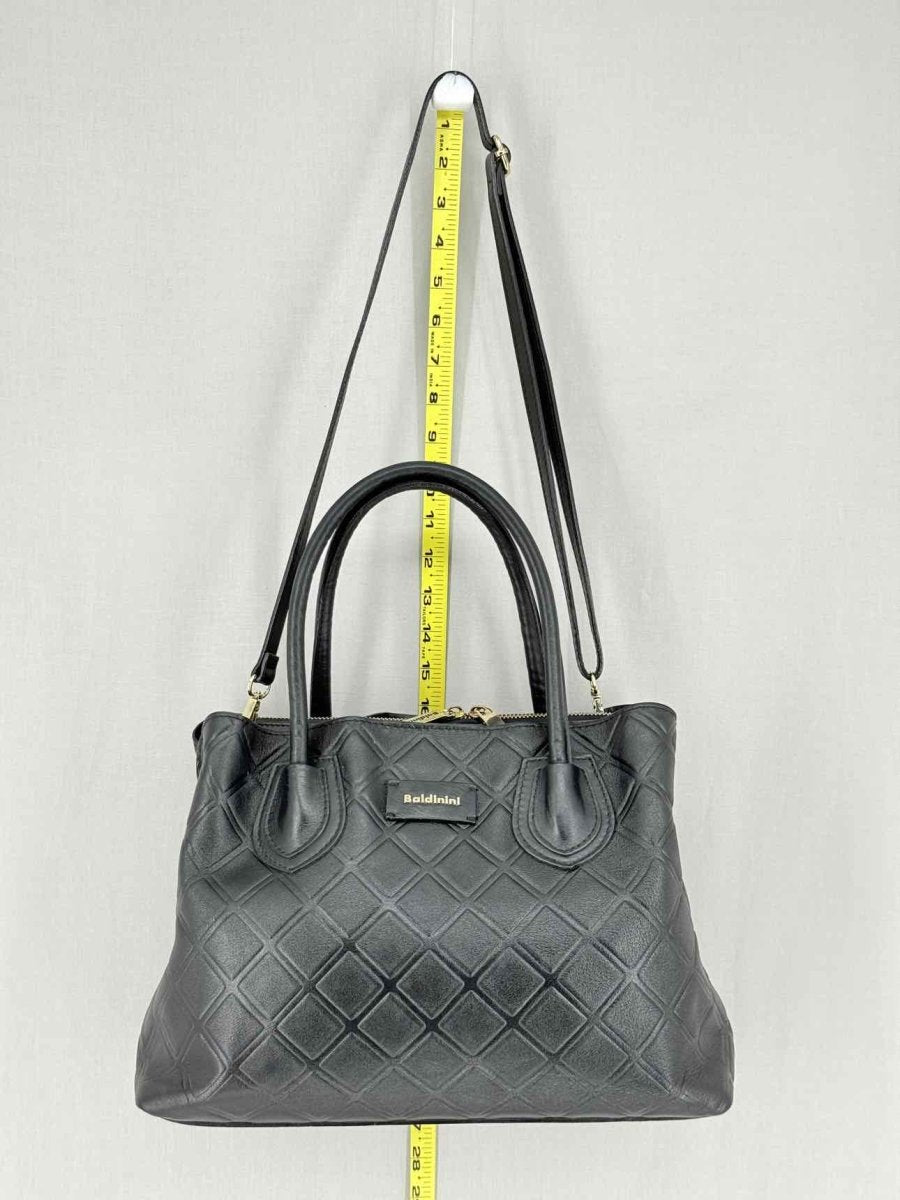 Pre - loved BALDININI Black Top Handle at Reems Closet