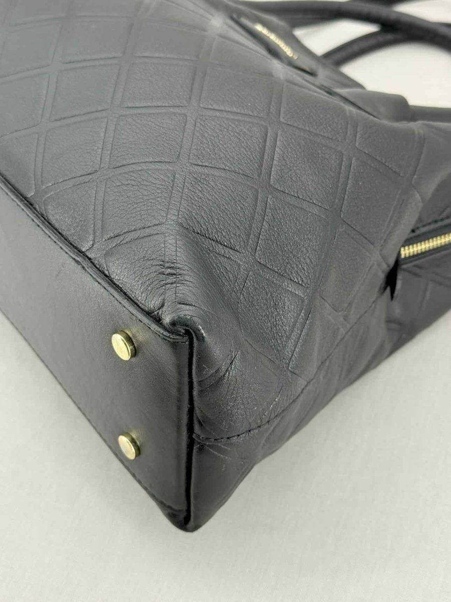 Pre - loved BALDININI Black Top Handle at Reems Closet