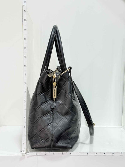 Pre - loved BALDININI Black Top Handle at Reems Closet