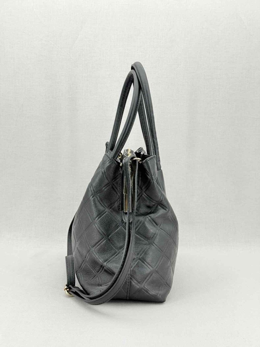 Pre - loved BALDININI Black Top Handle at Reems Closet