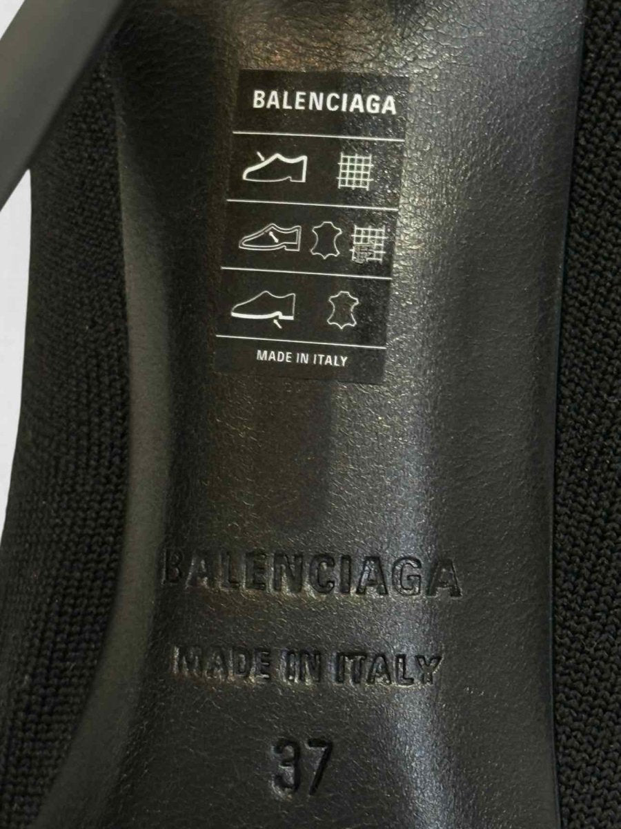 Pre - loved BALENCIAGA Anatomic Black Size EU 37 Ankle Boots at Reems Closet