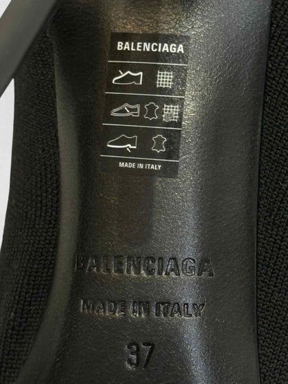 Pre - loved BALENCIAGA Anatomic Black Size EU 37 Ankle Boots at Reems Closet