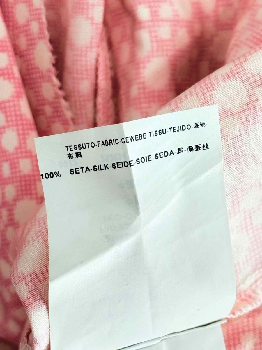 Pre - loved BALENCIAGA Belted Printed Size US 8 Knee Length Dress at Reems Closet