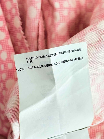Pre - loved BALENCIAGA Belted Printed Size US 8 Knee Length Dress at Reems Closet