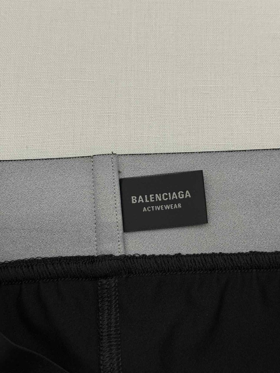 Pre - loved BALENCIAGA Black Logo Print Size Small Outfit Set at Reems Closet