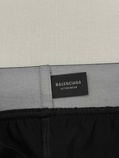 Pre - loved BALENCIAGA Black Logo Print Size Small Outfit Set at Reems Closet