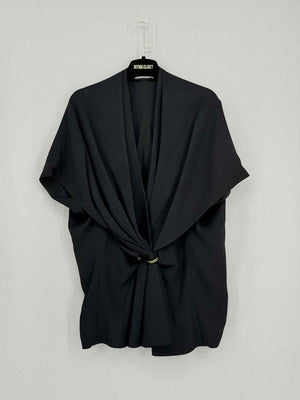 Pre - loved BALENCIAGA Black Size US 2 Blouse at Reems Closet