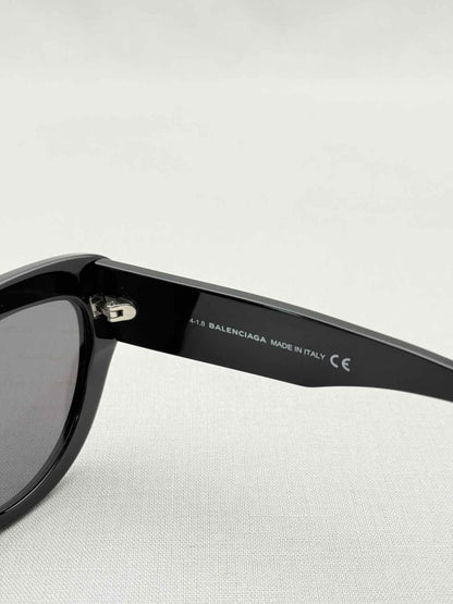 Pre - loved BALENCIAGA Black Sunglasses at Reems Closet