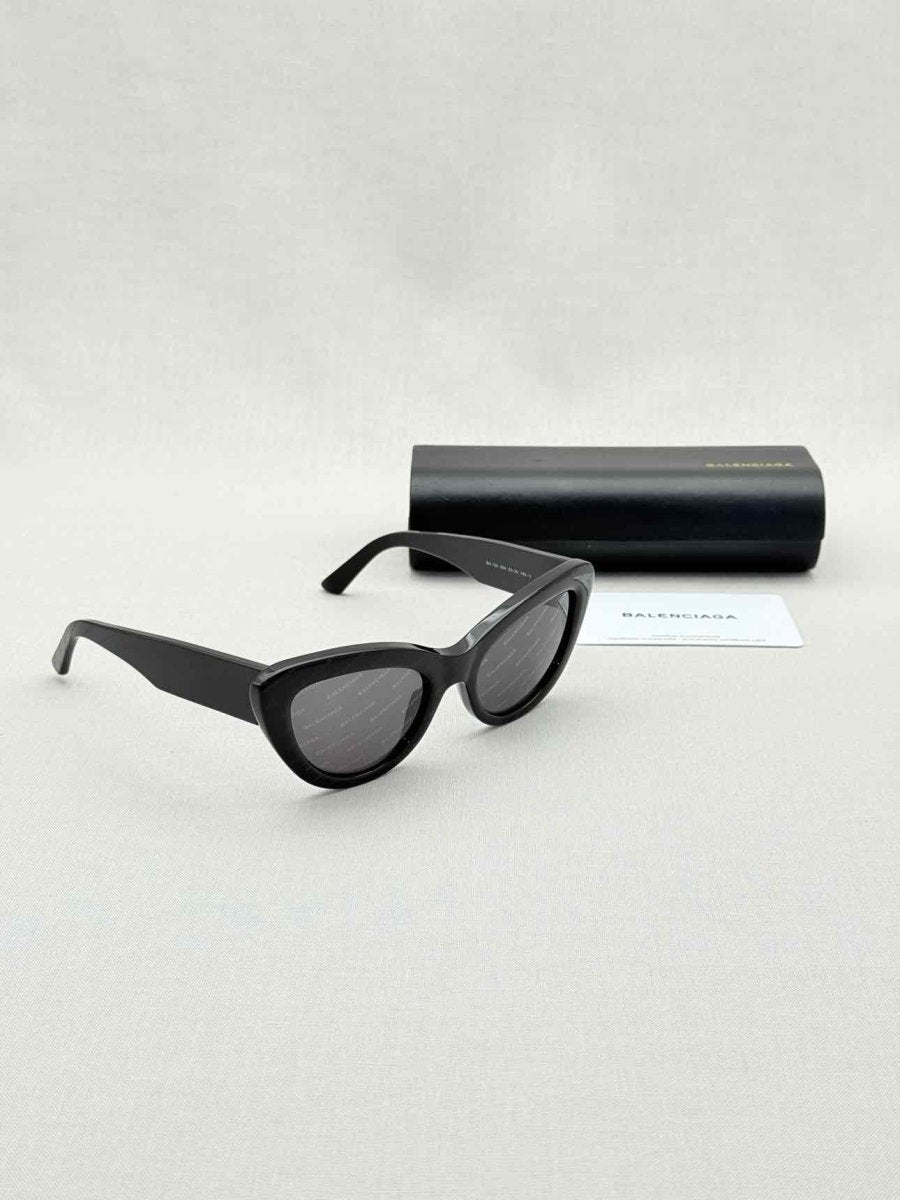 Pre - loved BALENCIAGA Black Sunglasses at Reems Closet