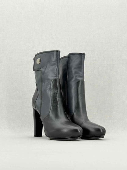 Pre - loved BALENCIAGA Blue & Black Size EU 38 Ankle Boots at Reems Closet