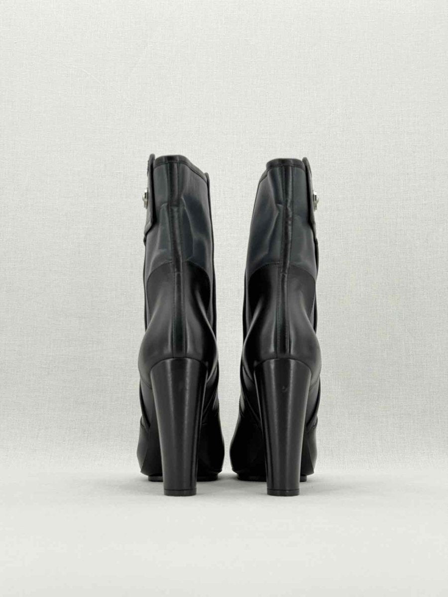 Pre - loved BALENCIAGA Blue & Black Size EU 38 Ankle Boots at Reems Closet