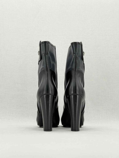Pre - loved BALENCIAGA Blue & Black Size EU 38 Ankle Boots at Reems Closet