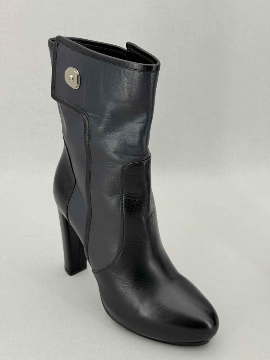 Pre - loved BALENCIAGA Blue & Black Size EU 38 Ankle Boots at Reems Closet