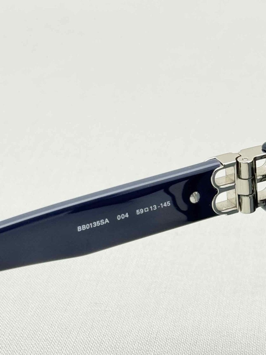 Pre - loved BALENCIAGA Blue Sunglasses at Reems Closet