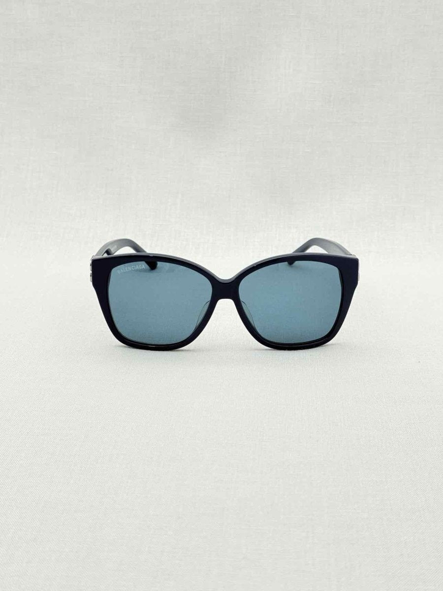 Pre - loved BALENCIAGA Blue Sunglasses at Reems Closet