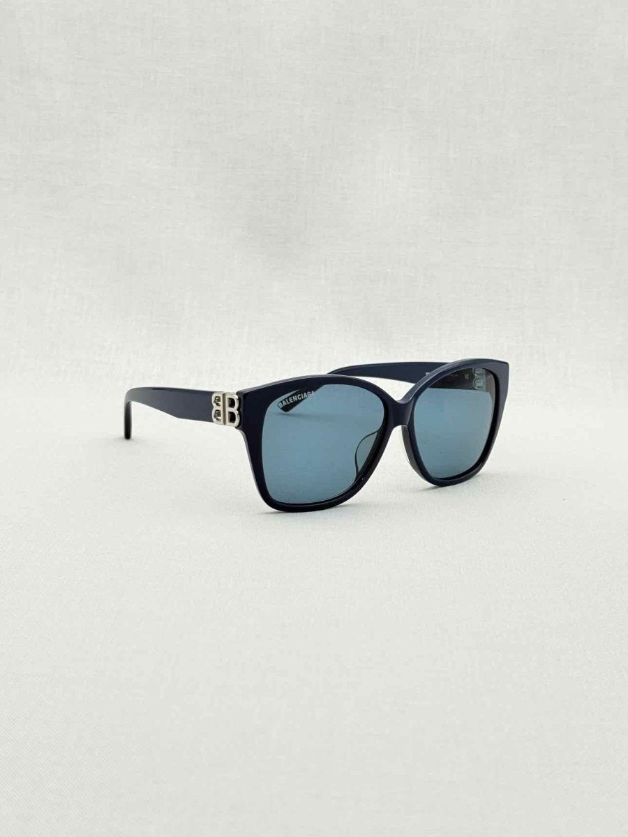 Pre - loved BALENCIAGA Blue Sunglasses at Reems Closet