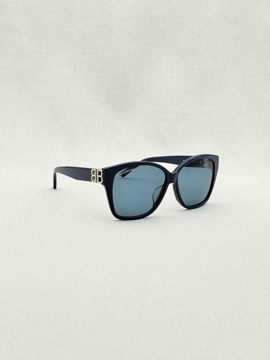 Pre - loved BALENCIAGA Blue Sunglasses at Reems Closet