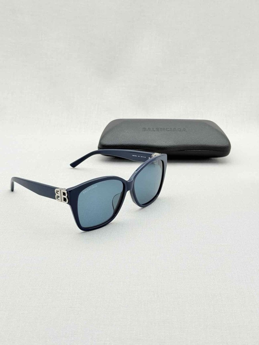 Pre - loved BALENCIAGA Blue Sunglasses at Reems Closet