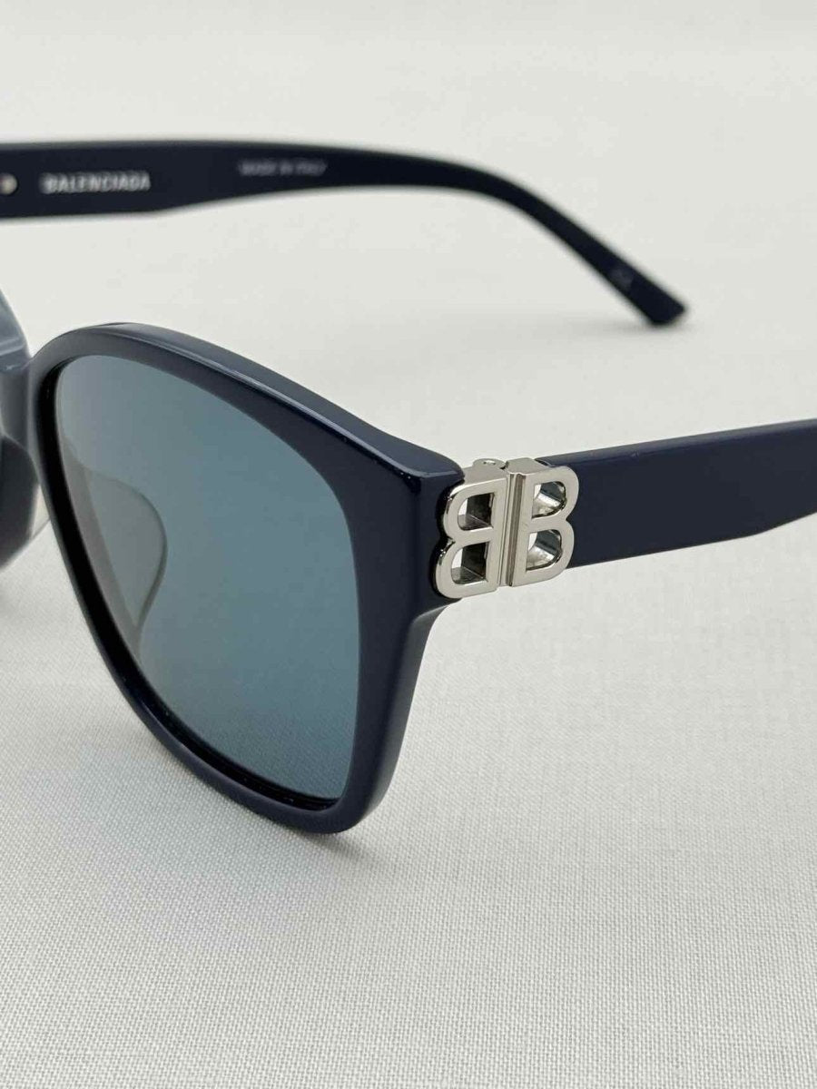 Pre - loved BALENCIAGA Blue Sunglasses at Reems Closet