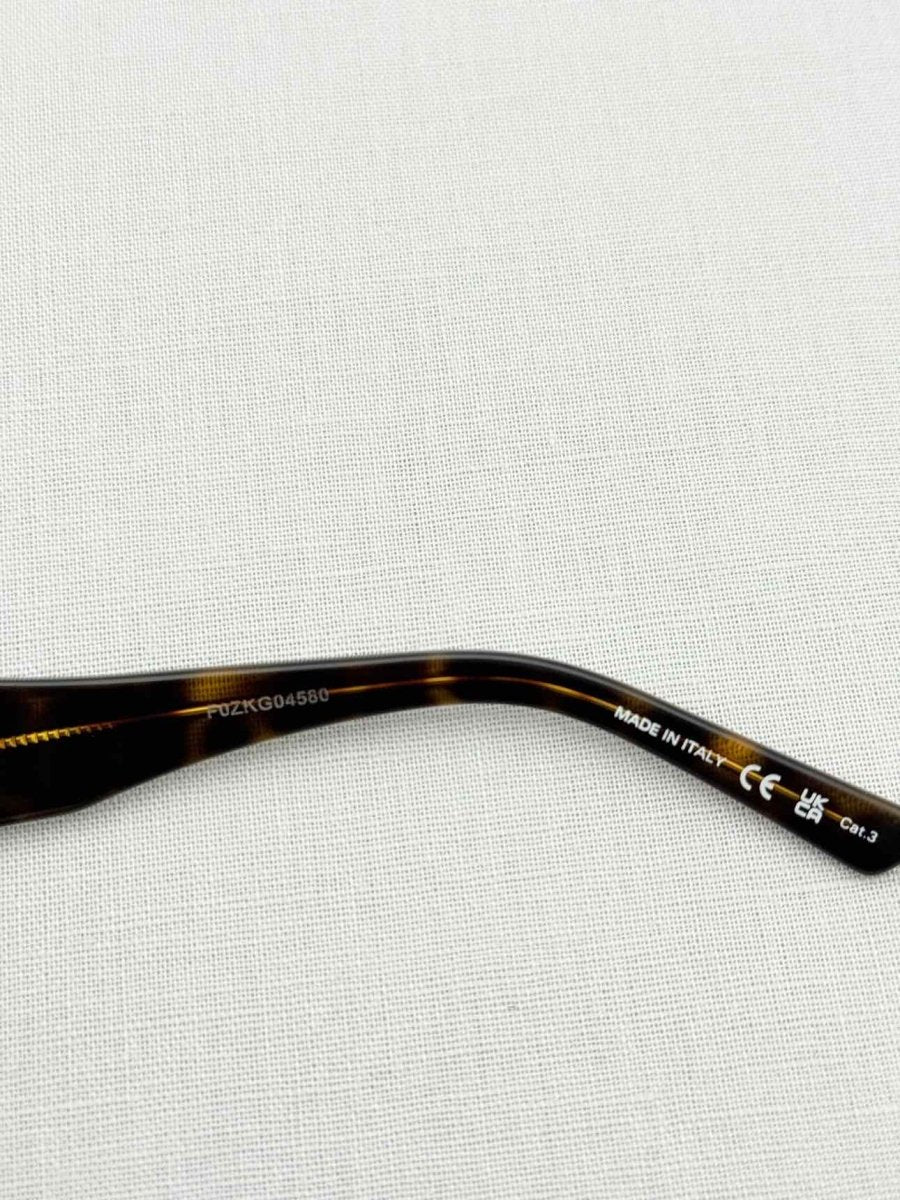 Pre - loved BALENCIAGA Brown Leopard Sunglasses at Reems Closet