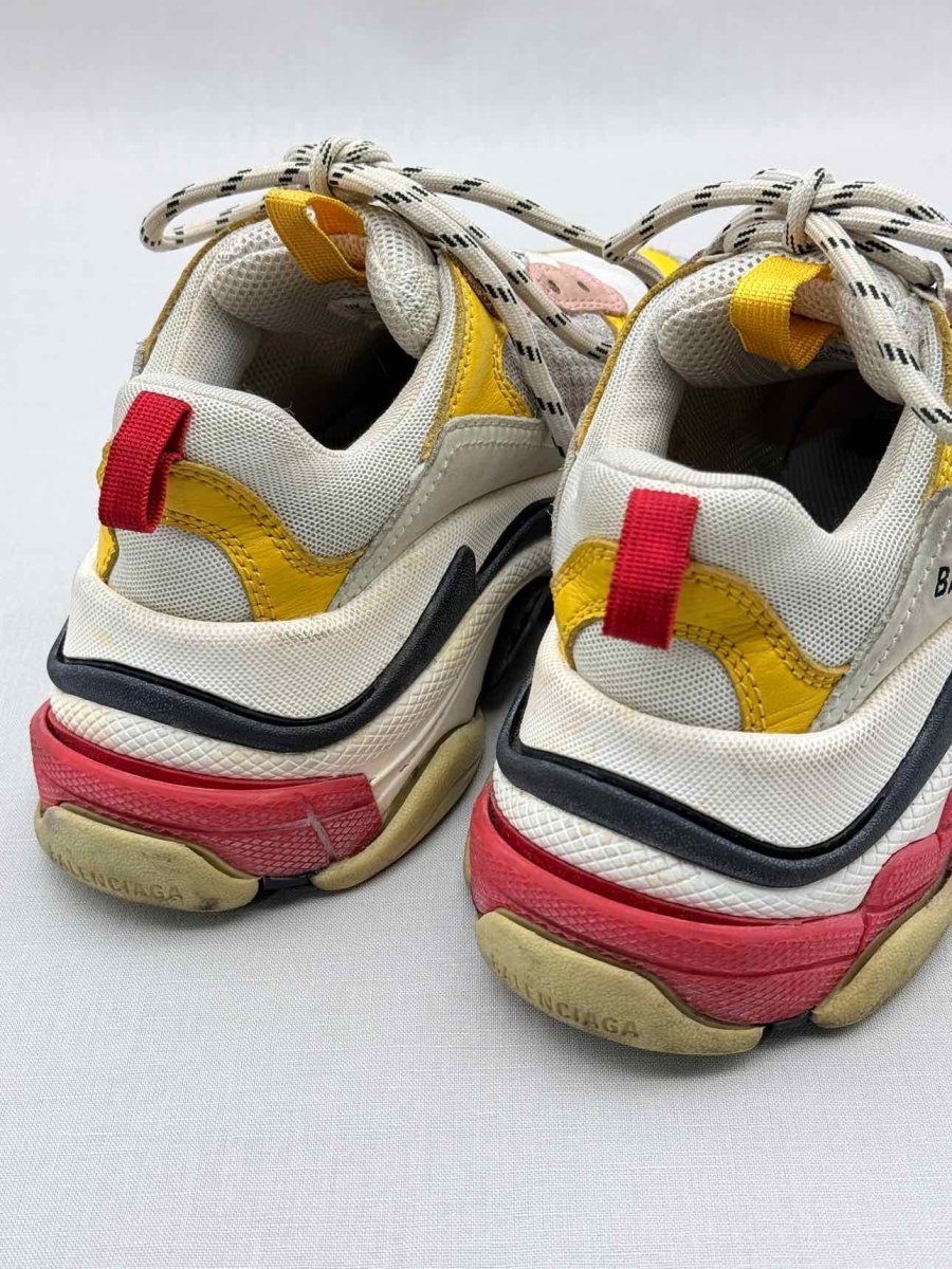 Pre-loved BALENCIAGA Cream Multicolor Size EU 35 Sneakers at Reems Closet
