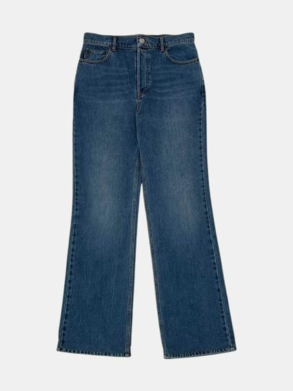 Pre - loved BALENCIAGA Flared Blue Jeans at Reems Closet