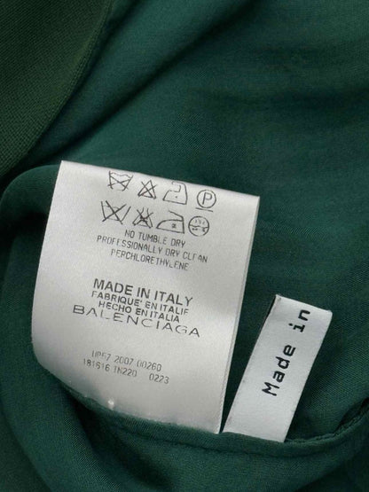 Pre-loved BALENCIAGA Green Size US 0 Blouse at Reems Closet