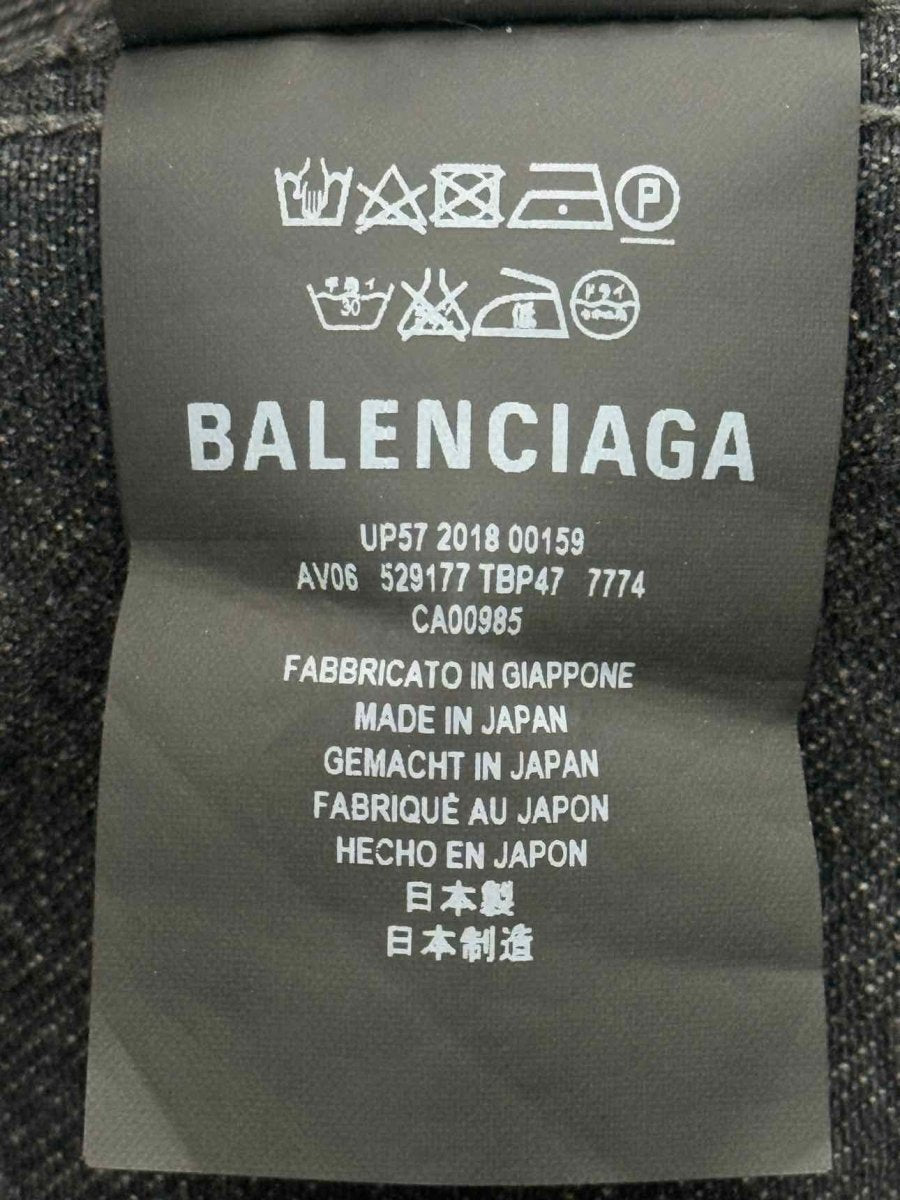 Pre - loved BALENCIAGA Logo Vintage - Grey Size US 2 Jacket at Reems Closet