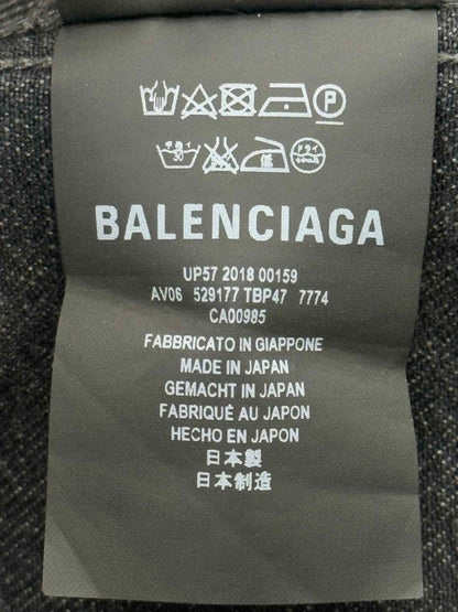 Pre - loved BALENCIAGA Logo Vintage - Grey Size US 2 Jacket at Reems Closet