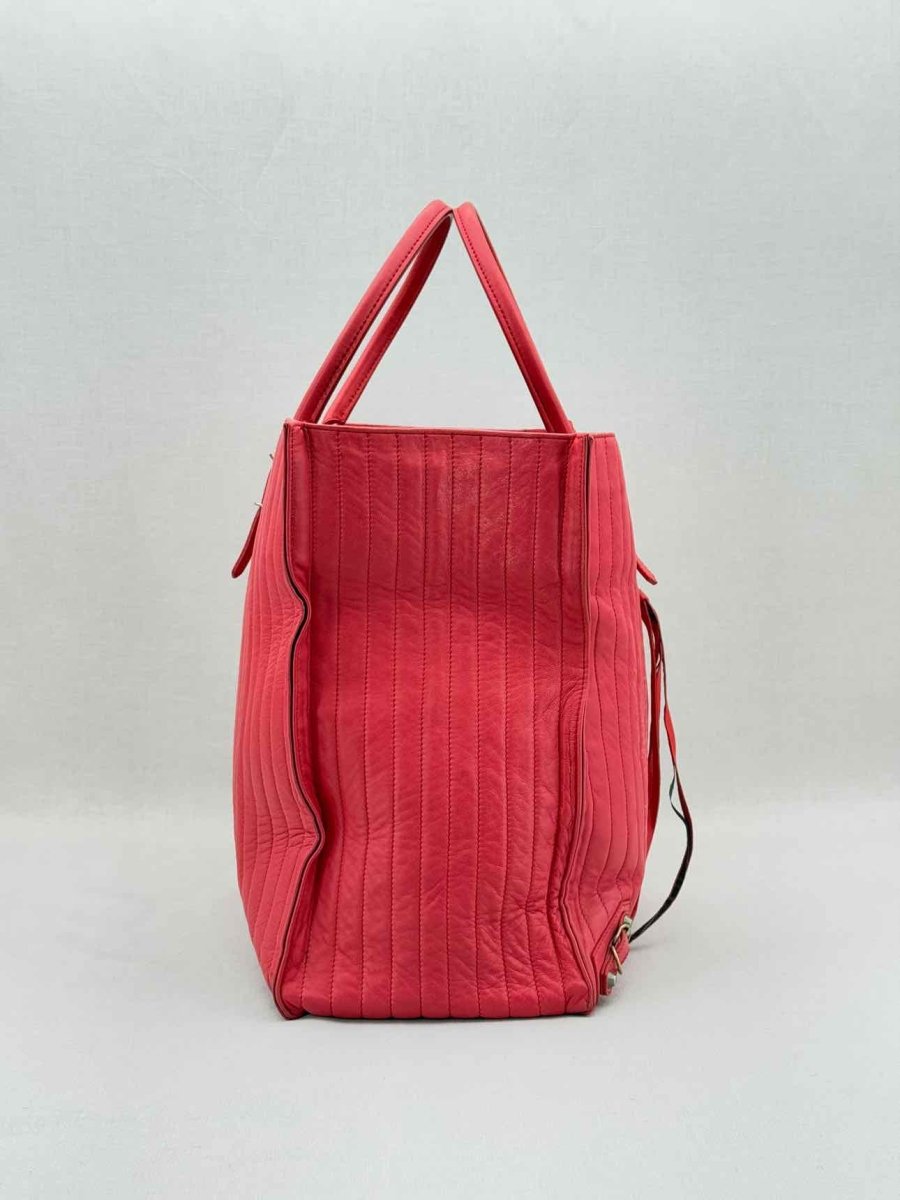 Pre - loved BALENCIAGA Papier A4 Red Tote Bag at Reems Closet