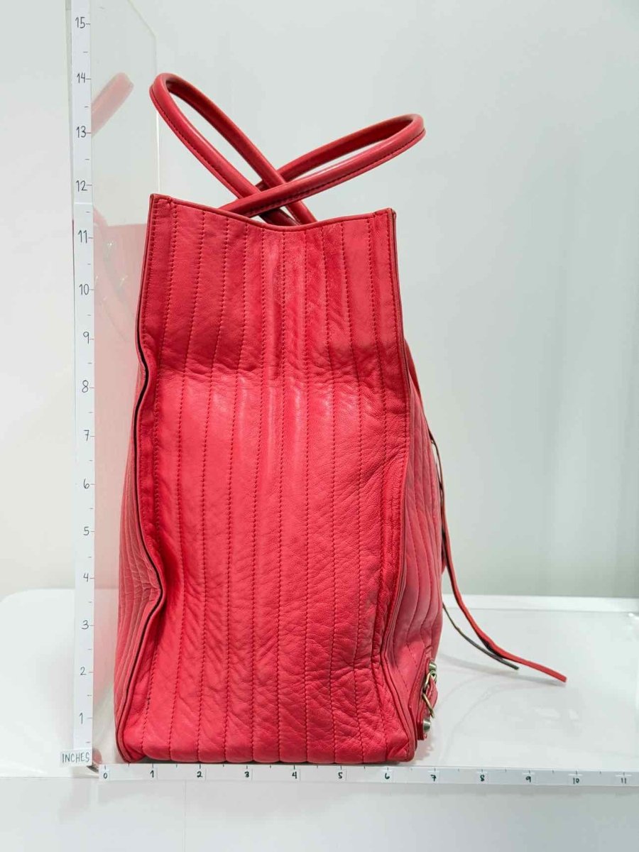 Pre - loved BALENCIAGA Papier A4 Red Tote Bag at Reems Closet