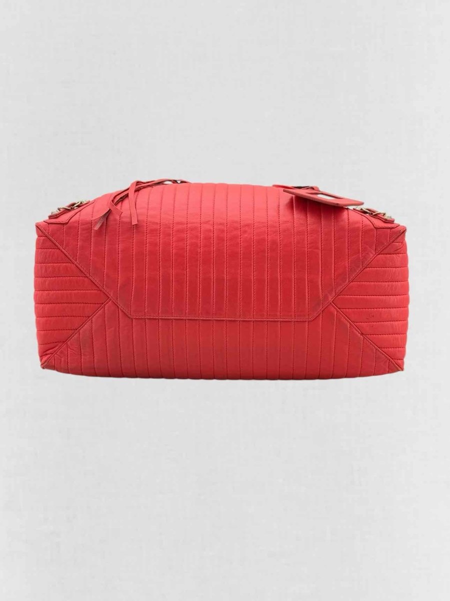 Pre - loved BALENCIAGA Papier A4 Red Tote Bag at Reems Closet