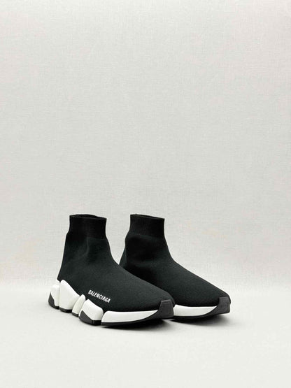 Pre - loved BALENCIAGA Speed 2.0 Black Size EU 37 Sneakers at Reems Closet