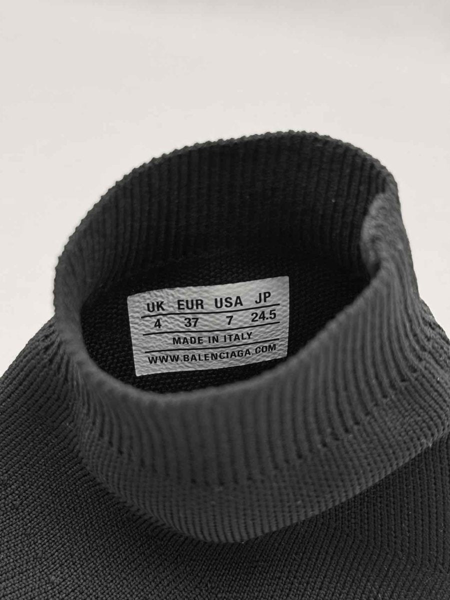 Pre - loved BALENCIAGA Speed 2.0 Black Size EU 37 Sneakers at Reems Closet