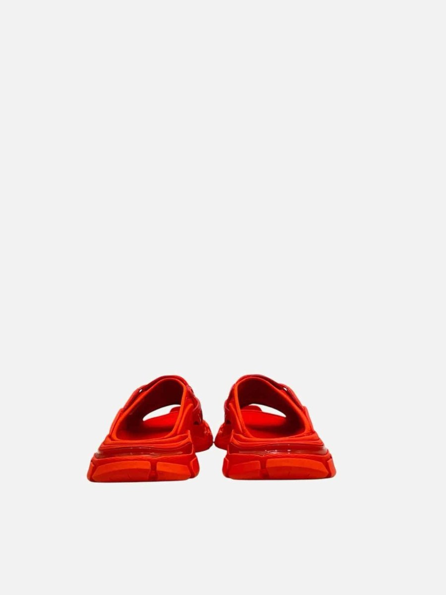 Pre - loved BALENCIAGA Track Red Sandals 39 at Reems Closet