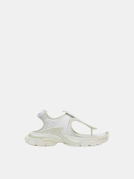 Pre - loved BALENCIAGA Track White Sandals 39 at Reems Closet