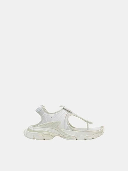 Pre - loved BALENCIAGA Track White Sandals 39 at Reems Closet