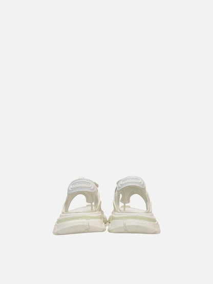 Pre - loved BALENCIAGA Track White Sandals 39 at Reems Closet