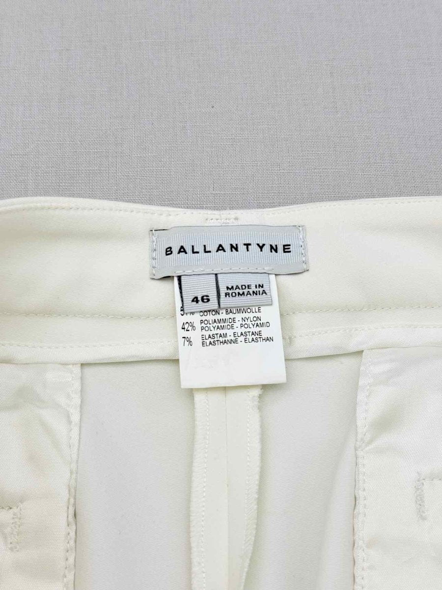 Pre-loved BALLANTYNE White Size US 10 Pants at Reems Closet