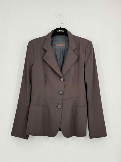 Pre - loved BALLY Brown Size US 8 Jacket at Reems Closet
