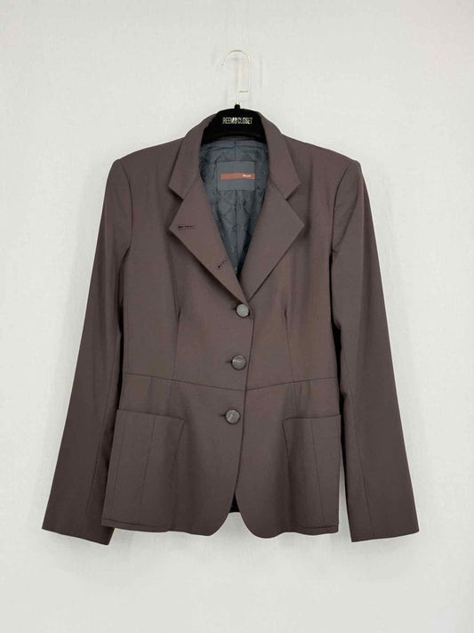 Pre - loved BALLY Brown Size US 8 Jacket at Reems Closet