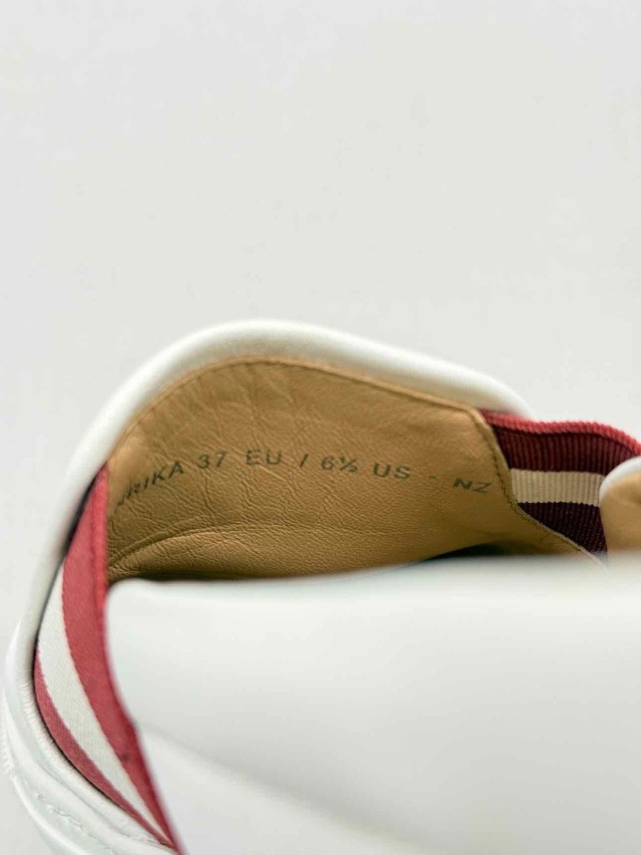 Pre - loved BALLY White Size EU 37 Slip - ons at Reems Closet