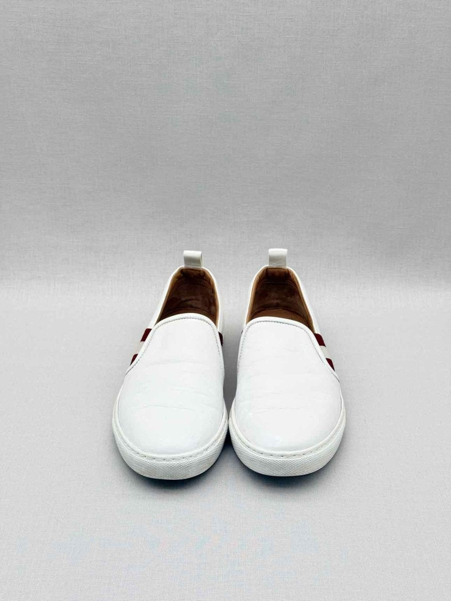 Pre - loved BALLY White Size EU 37 Slip - ons at Reems Closet