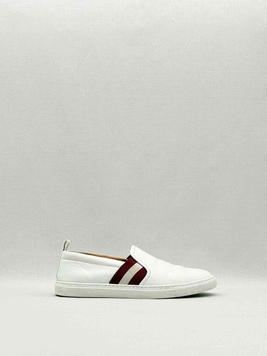 Pre - loved BALLY White Size EU 37 Slip - ons at Reems Closet