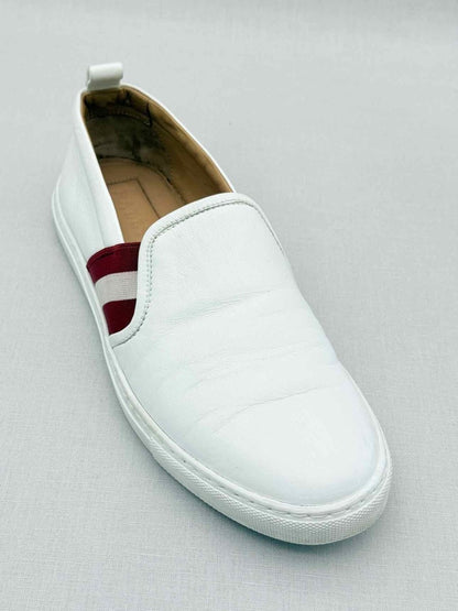Pre - loved BALLY White Size EU 37 Slip - ons at Reems Closet