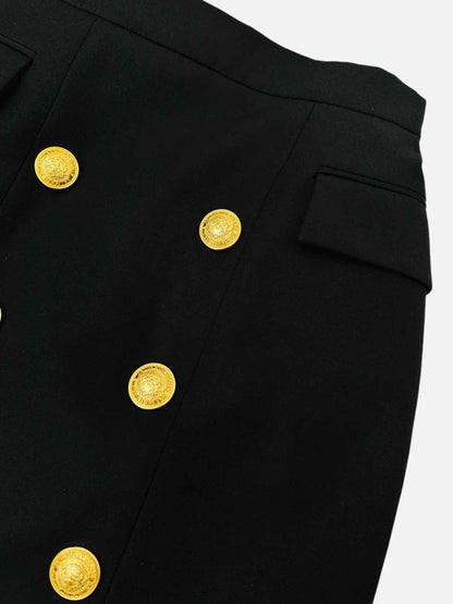 Pre - loved BALMAIN Black Size US 2 Skirt at Reems Closet