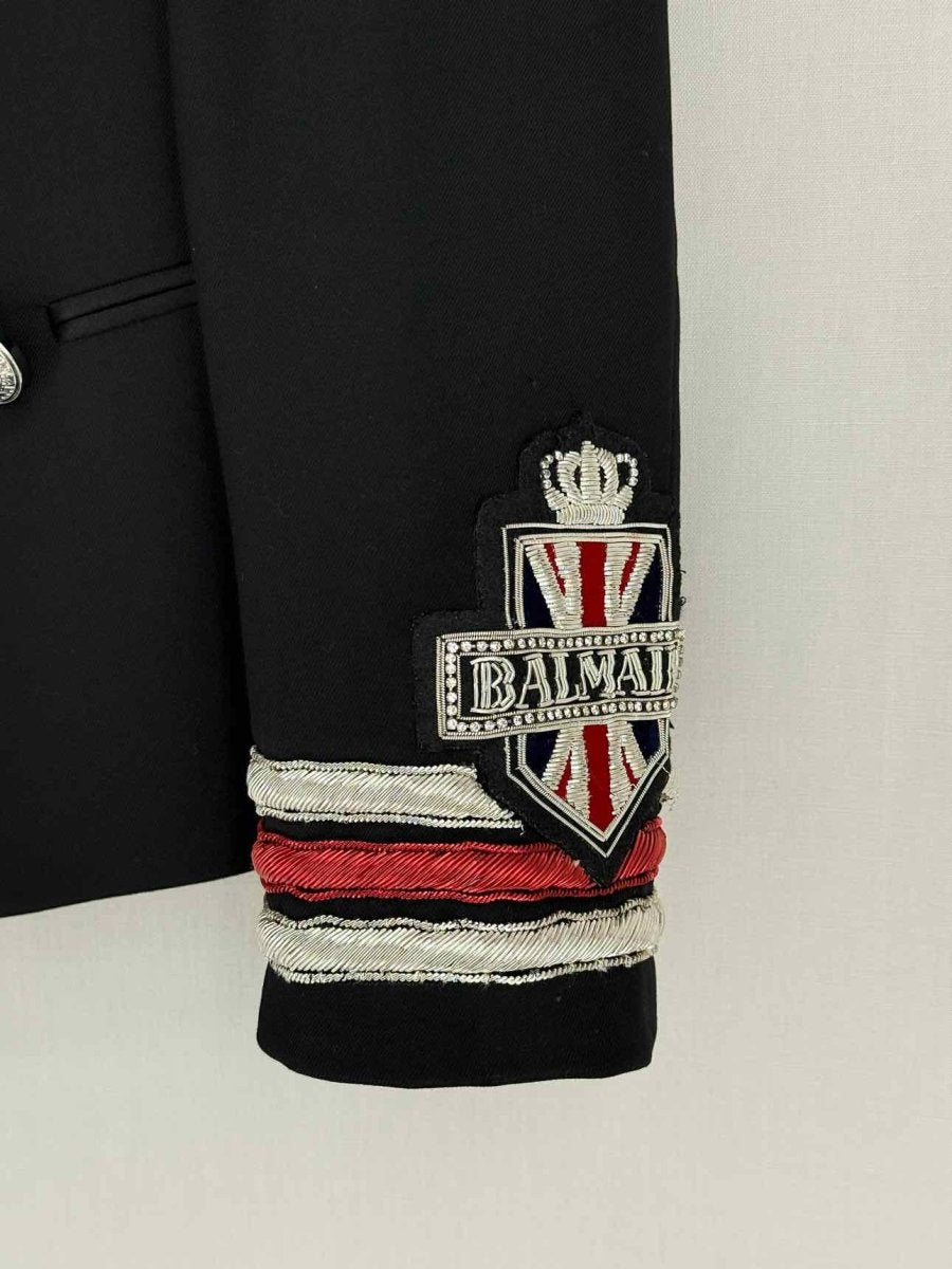Pre - loved BALMAIN Black Size US 4 Jacket at Reems Closet