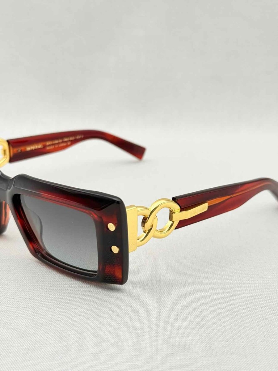 Pre-loved BALMAIN Brown Sunglasses at Reems Closet