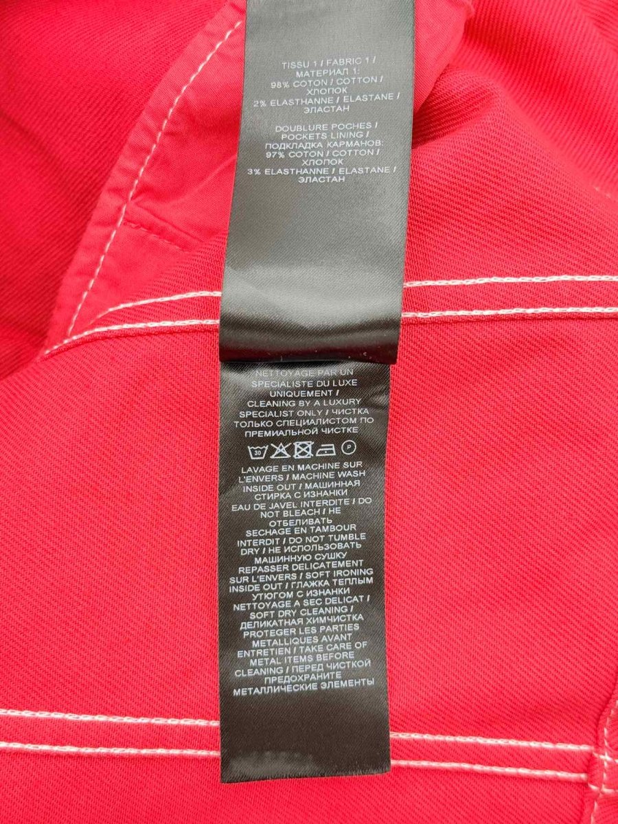 Pre-loved BALMAIN Double Breasted Red Size US 4 Jacket at Reems Closet